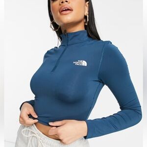 The North Face Women's Blue Long Sleeve Top